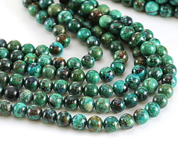 Chrysocolla (A+) Round 6mm