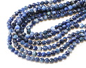 Blue Pietersite (A) Microfaceted Round 4mm