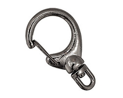 Gunmetal Swivel Lobster Clasp 33x19mm