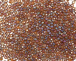 TOHO Gold Lustered Root Beer Round 11/0 Seed Bead