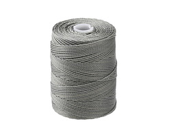 C-Lon Gunmetal (.5mm) Bead Cord