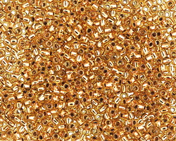 TOHO Light Topaz (with Copper Lining) Round 11/0 Seed Bead