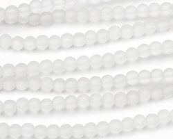 Crystal Beach-Style Glass Round 4mm