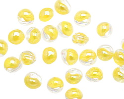 Unicorne Beads Glass Luster Lemonade Mini Teardrop 5x7mm
