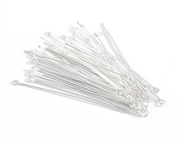 Silver (plated) Eye Pin 2", 20 gauge