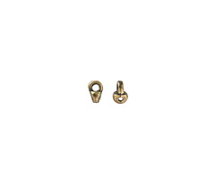 Cymbal Remata Antique Brass (plated) Ending for SuperDuo 5x3mm