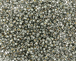 Miyuki Delica Duracoat Galvanized Dark Steel Green (DB2512) 11/0 Seed Bead