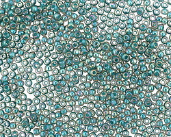 TOHO Rainbow Light Sapphire (with Opaque Teal Lining) Round 11/0 Seed Bead