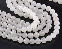 Rainbow Moonstone Round 8-9mm