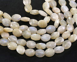 Sunset Moonstone Microfaceted Oval 10x8mm
