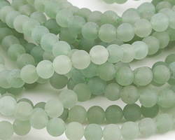 Green Aventurine (matte) Round 6mm