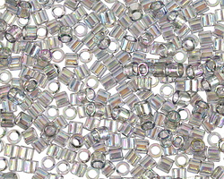 Miyuki Delica Transparent Gray Gold Luster (DBL0107) 8/0 Seed Bead