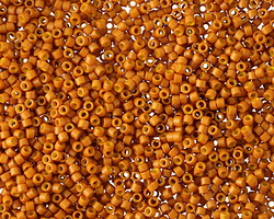 Miyuki Delica Dyed Opaque Pumpkin (DB0653) 11/0 Seed Bead - 100 gram Package