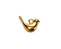 24K Gold (plated) Puff Bird Focal 15x12mm