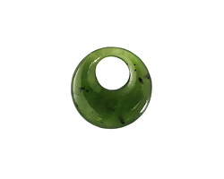Brazil Nephrite Jade Off Center Donut 16mm