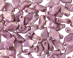 TOHO Cradle Bead Opaque Lilac Luster Horizontal 2-Hole 10x6mm