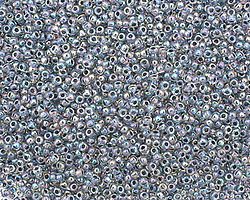 TOHO Rainbow Crystal (with Montana Blue Lining) Round 15/0 Seed Bead