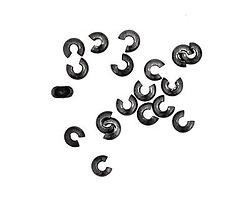 Gunmetal Crimp Cover 4mm