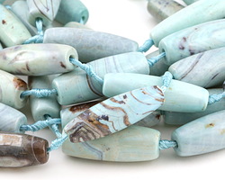 Aqua Terra Agate Rice 39-41x13-14mm