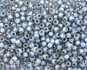 TOHO Permanent Milky Montana Blue (with Silver Lining) Round 8/0 Seed Bead