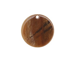 Zola Elements Caramel Bullhorn Acetate Coin Focal 20mm