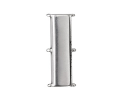 Cymbal Axos III Antique Silver (plated) Magnetic Clasp for 11/0 Delica Beads 13x30mm