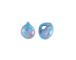 Unicorne Beads Glass Bubble Gum Teardrop 9-10mm