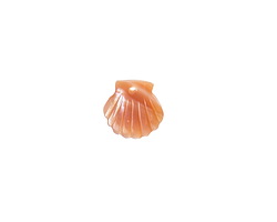 Pink Shell Carved Scallop Shell 10mm