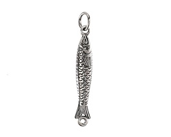 Nina Designs Sterling Silver Sardine Focal Link 5x32mm
