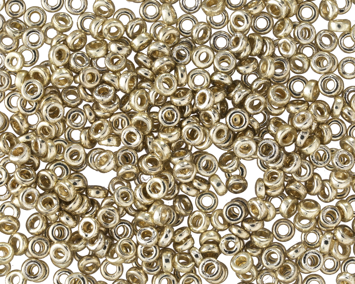 Miyuki Duracoat Galvanized Silver Spacer Bead 3mm - 250 gram Package