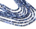 Blue Pietersite (A) Microfaceted Round 2mm