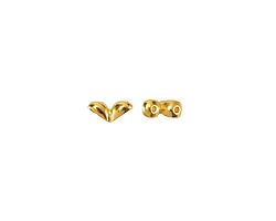 Cymbal Mitakas 24K Gold (plated) Side Bead for GemDuo 3.5x7.5mm