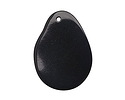 Tagua Nut Black Potato Chip 30-37x37-47mm