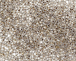 TOHO Black Diamond (with Gold Lining) Round 11/0 Seed Bead