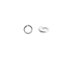 Nunn Design Sterling Silver (plated) Round Jump Ring 6mm, 16 gauge