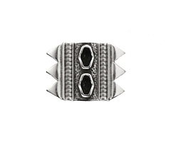 Cymbal Mantrakia III Antique Silver (plated) Connector for GemDuo 17x23mm
