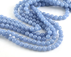 Blue Angelite (A) Round 6mm