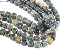 Sapphire Irregular Cube 6-8mm