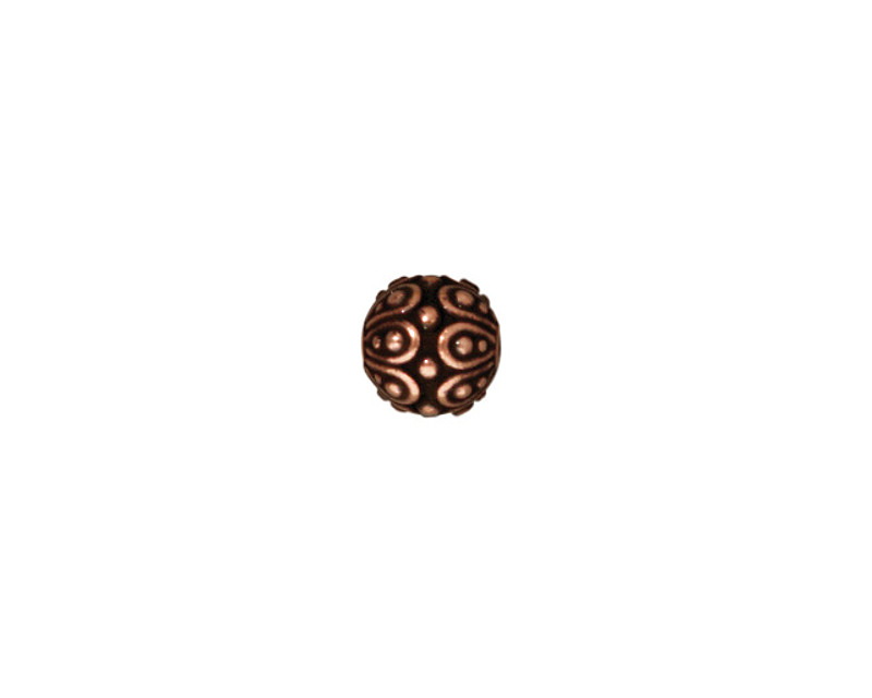 TierraCast Antique Copper (plated) Casbah Round Bead 7mm