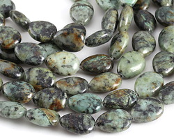 African Turquoise Teardrop 18x12mm Beads