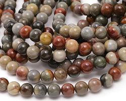 Polychrome Jasper Round 8mm