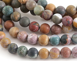 Kabamby Ocean Jasper (matte) Round 8mm