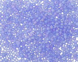 Matte Rainbow Light Sapphire Round 11/0 Seed Bead