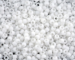 TOHO Matte Color Opaque Rainbow White Round 8/0 Seed Bead