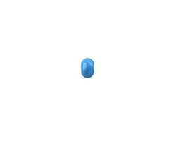 Turquoise Enamel Rondelle 4x5mm
