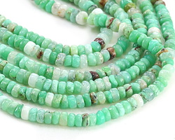 Chrysoprase Heishi Rondelle 2x4mm