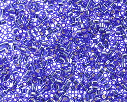 Miyuki Delica Silver Lined Cobalt (DBS0047) 15/0 Seed Bead