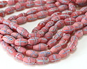 Indonesian Pink French Cross Rice 12-13x7mm