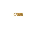 Mykonos Solid Brass Coil 2mm Cord End 11x4mm