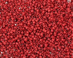 Miyuki Delica Matte Metallic Brick Red (DB0378) 11/0 Seed Bead